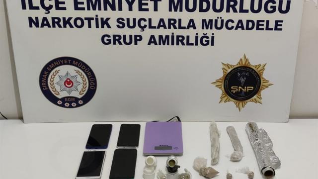 Şırnakta uyuşturucu ve kaçakçılık operasyonlarında yakalanan 58 şüpheliden biri tutuklandı