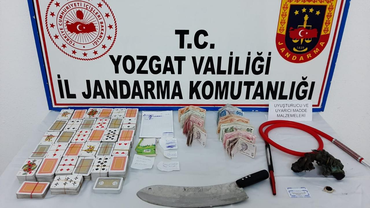 Yozgat'ta kumar oynayan 6 kişiye 26 bin 250 lira ceza