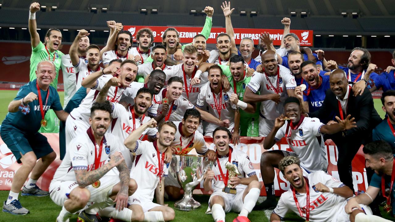 Ziraat Türkiye Kupası şampiyonu Trabzonspor