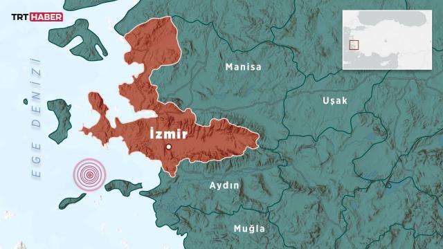 Ege Denizinde 4,3lük deprem