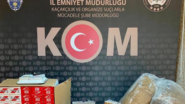 Kırıkkalede kaçak tütün sattığı iddia edilen anne ile kızı gözaltına alındı
