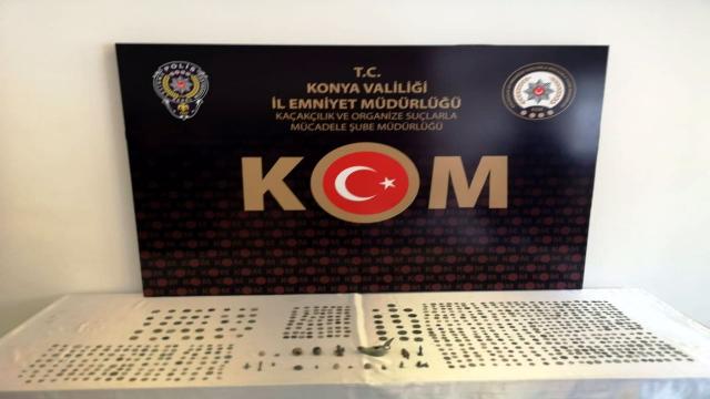 Konyada tarihi eser operasyonu