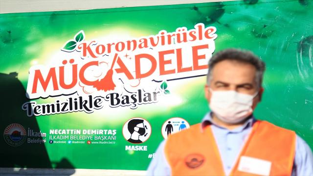 Samsunda belediye araçlarına farkındalık sloganları