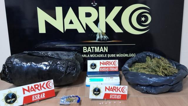 Batmanda uyuşturucu operasyonu: 2 gözaltı