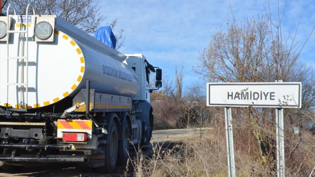 İçme suyu sıkıntısı yaşanan Hamidiye köyüne içme suyu desteğinde bulunuldu
