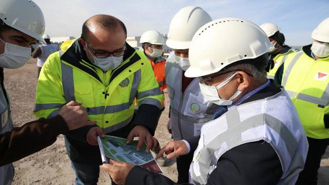 Büyükkılıç, Kayseri Havalimanındaki çalışmaları inceledi