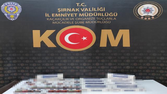 Şırnakta uyuşturucu ve kaçakçılık operasyonları