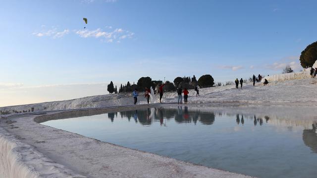 Pamukkale geçen yıl 625 bin misafiri ağırladı
