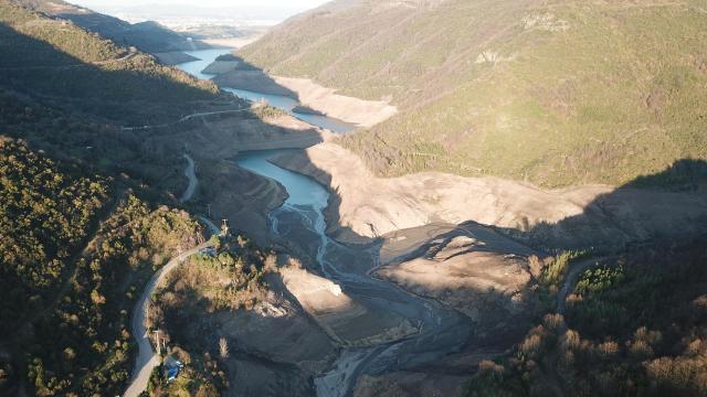 Yuvacık Barajında su seviyesi yüzde 15e düştü