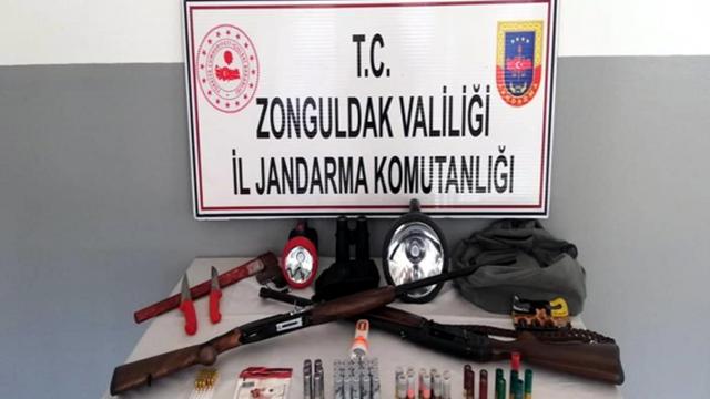 Zonguldakta kaçak avlanan 3 kişiye 80 bin lira ceza kesildi