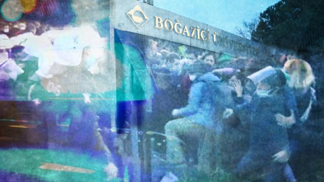 Boğaziçi Üniversitesinde protesto: 24 kişi adliyeye sevk edildi