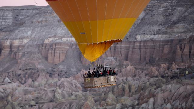 Kapadokyada balon turları 3 gündür yapılamıyor