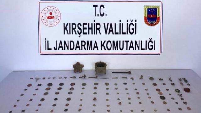 Kırşehirde tarihi eser operasyonu