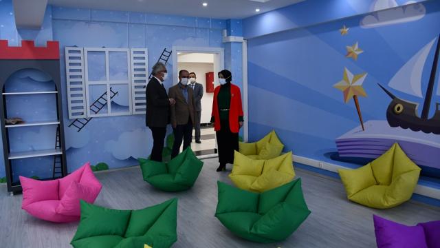 İl Milli Eğitim Müdürü Durmuştan Öğretmen Destek Merkezine ziyaret