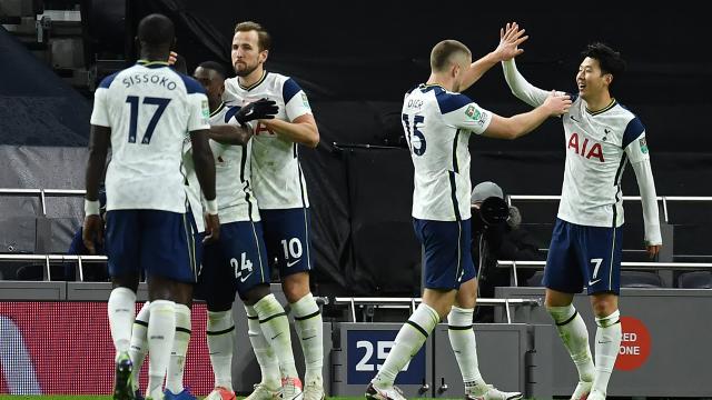 İngiltere Lig Kupasında ilk finalist Tottenham oldu