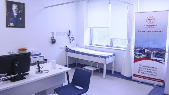 Ankara Şehir Hastanesinde 25 aşı uygulama odası oluşturuldu
