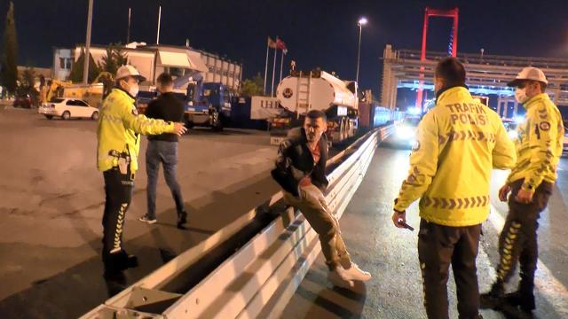 Denetim noktasından kaçtı: Halim yok, ben aşk acısı çekiyorum