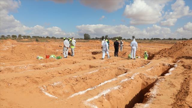 Libyanın Terhune kentinde yeni bir toplu mezar bulundu