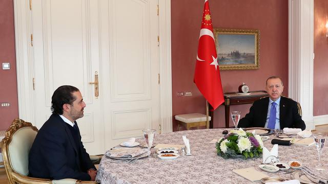 Cumhurbaşkanı Erdoğan, Saad el-Haririyi kabul etti
