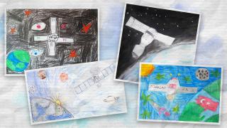 Türksat 5A'nın yolculuğu dijital resim sergisinde