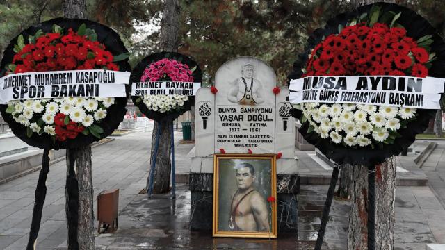 Milli güreşçi Yaşar Doğu vefatının 60. yılında anıldı