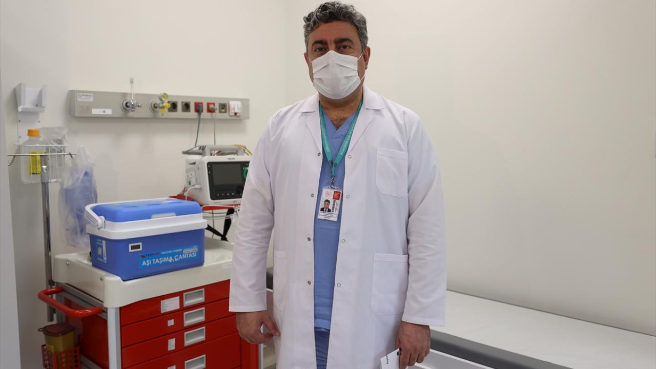 "Aşı uygulama polikliniklerini hastane içerisinde ayırdık"