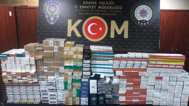 Adanada kaçakçılık operasyonları: 4 gözaltı