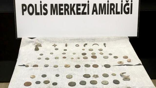 Kütahyada tarihi eser operasyonu: 1 gözaltı