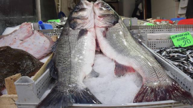 20 kilo ağırlığındaki 3 levrek 2 bin 600 liraya satılacak