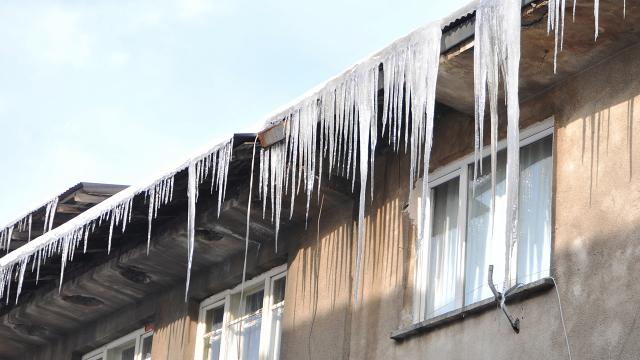 Erzurum aralıkta buz kesti