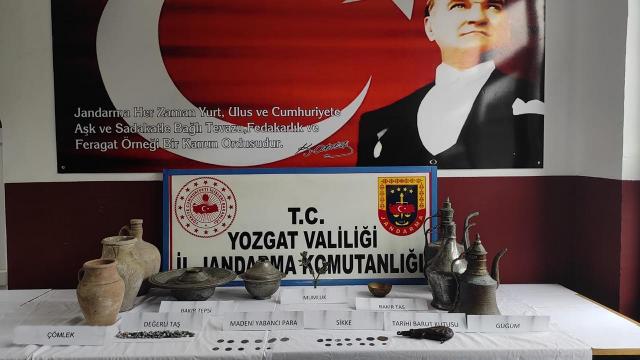 Yozgatta tarihi eser operasyonu: 2 gözaltı
