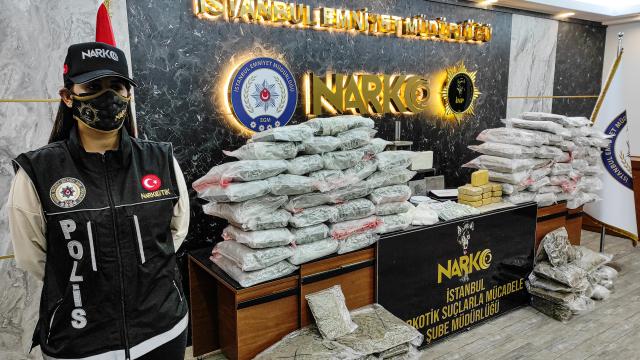 İstanbulda 108 kilo 285 gram uyuşturucu madde ele geçirildi