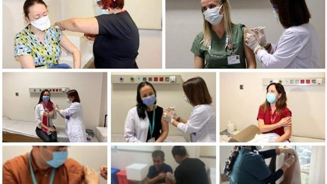 Mersin Şehir Eğitim ve Araştırma Hastanesinden "aşı zinciri" kampanyası