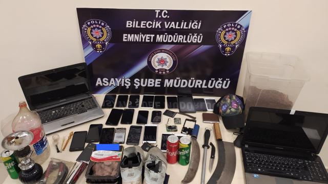 Bilecikte 6 iş yerinden hırsızlık yaptığı iddia edilen zanlı tutuklandı