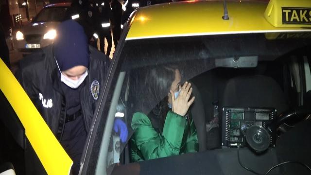 Takside alkol alırken yakalanan kadın: Hastaneye gidiyordum