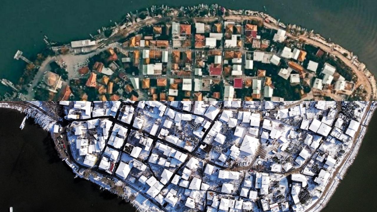 Bursa’da, Avrupa’nın en güzel 30 kasabası arasına giren ve `Küçük Venedik` olarak adlandırılan Gölyazı Mahallesi’nin, kar altındaki kış görüntüleri ile yaz döneminde çekilen fotoğrafları yayınlandı.