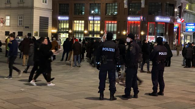 Avusturyada terörle mücadele yasa tasarısı protesto edildi