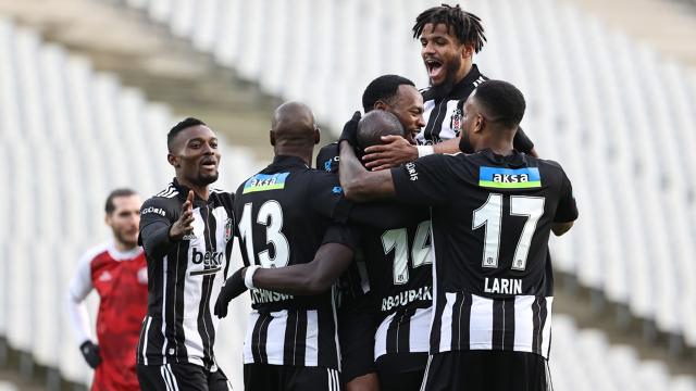 Beşiktaştan dört dörtlük galibiyet
