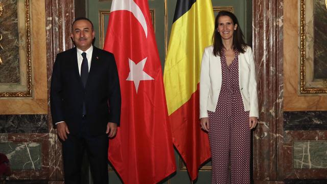 Dışişleri Bakanı Çavuşoğlu, Belçikalı mevkidaşı Wilmes ile görüştü