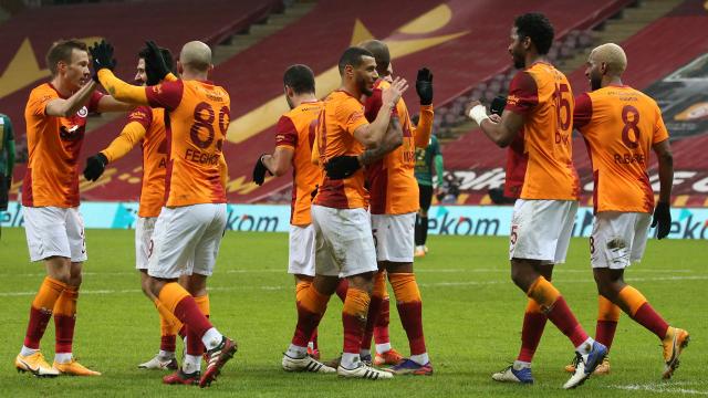 Galatasaraydan altı gollü galibiyet