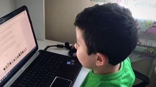 Öğrenciler 'dijital karne' heyecanı yaşadı