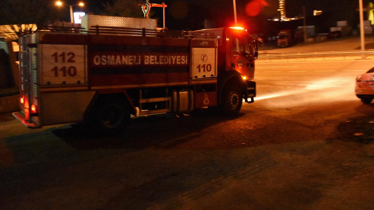 Bilecik'teki fabrika yangını söndürüldü