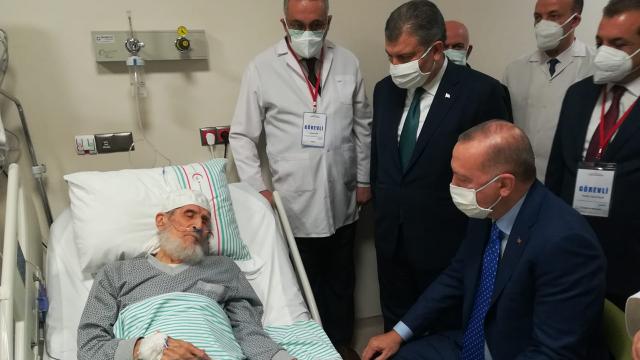 Cumhurbaşkanı Erdoğandan hastane ziyareti