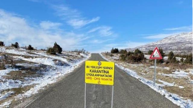 Balıkesirde bir mahalle karantinaya alındı