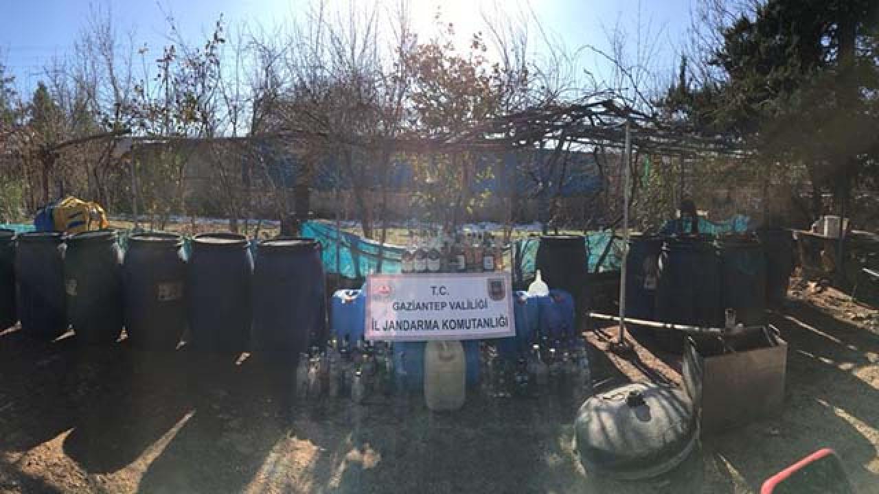Gaziantep'te 506 litre kaçak içki ele geçirildi