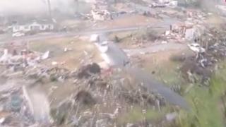 Alabama'yı kasırga vurdu: Drone görüntüleri hasarı gözler önüne serdi