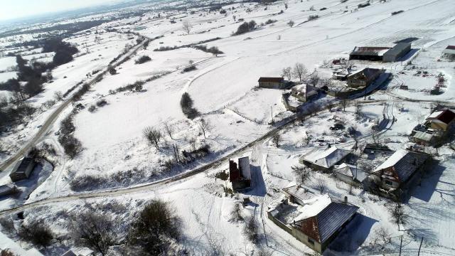 Edirnede yağan kar çiftçiye umut oldu