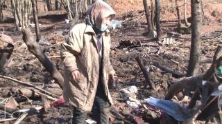 Yangında hayvanları telef olan kadının yürek yakan feryadı