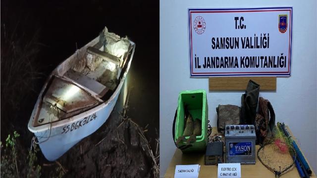 Samsunda kaçak balık avlayan 16 kişiye 65 bin 850 lira para cezası verildi
