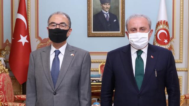 TBMM Başkanı Şentop, Japonya ve Bangladeşin Ankara büyükelçilerini kabul etti